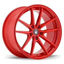KONIG 37R OVERSTEER 17X8 GLOSS RED
